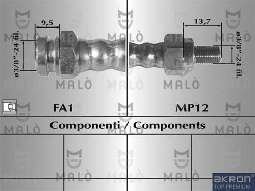 AKRON-MALÒ 8096 - Flexible de frein cwaw.fr