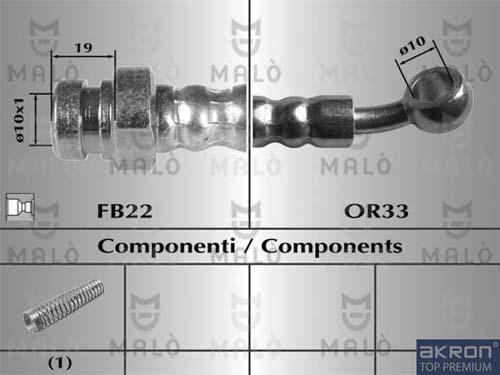 AKRON-MALÒ 80902 - Flexible de frein cwaw.fr