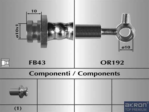 AKRON-MALÒ 80928 - Flexible de frein cwaw.fr