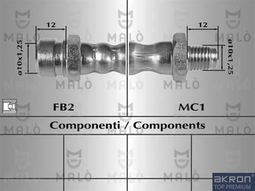 AKRON-MALÒ 8044 - Flexible de frein cwaw.fr