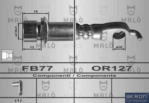 AKRON-MALÒ 80438 - Flexible de frein cwaw.fr