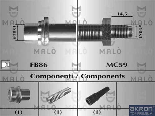 AKRON-MALÒ 80595 - Flexible de frein cwaw.fr