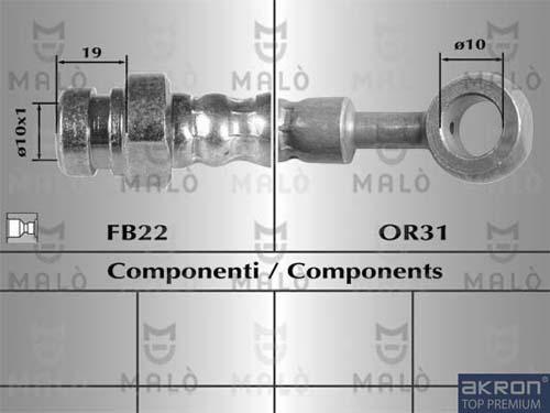 AKRON-MALÒ 80521 - Flexible de frein cwaw.fr