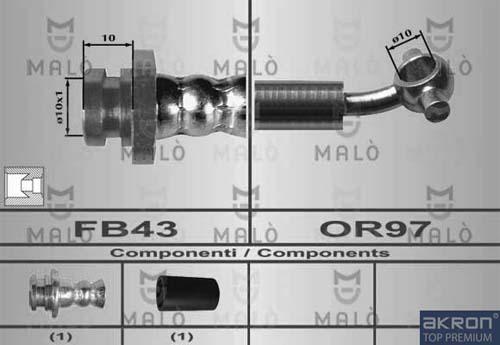 AKRON-MALÒ 80578 - Flexible de frein cwaw.fr