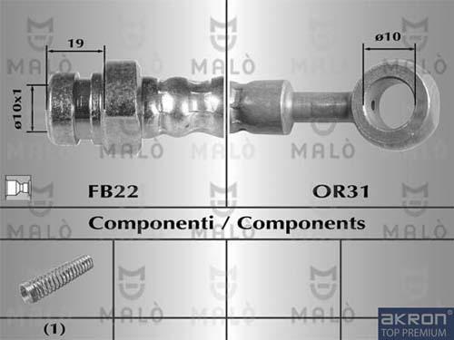 AKRON-MALÒ 80640 - Flexible de frein cwaw.fr