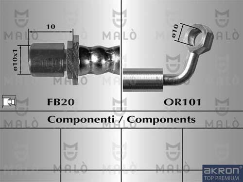 AKRON-MALÒ 80613 - Flexible de frein cwaw.fr