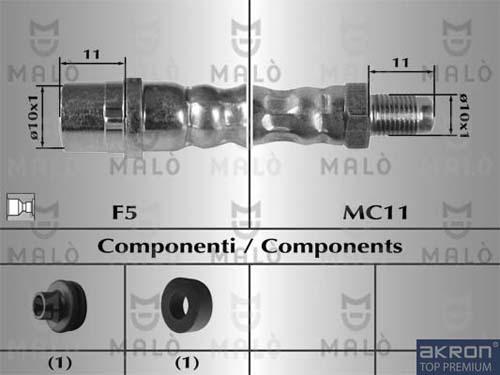 AKRON-MALÒ 8068 - Flexible de frein cwaw.fr