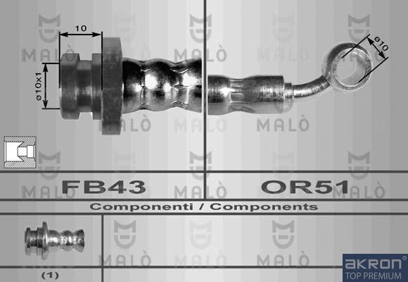 AKRON-MALÒ 80097 - Flexible de frein cwaw.fr