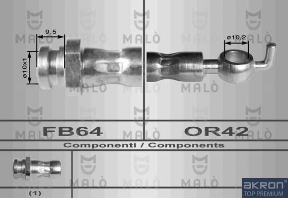 AKRON-MALÒ 80041 - Flexible de frein cwaw.fr