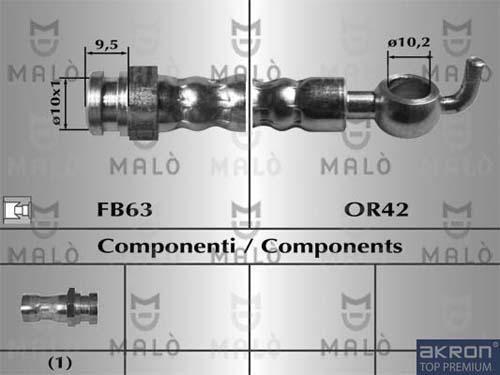 AKRON-MALÒ 81351 - Flexible de frein cwaw.fr