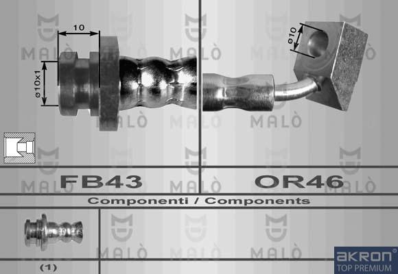 AKRON-MALÒ 80059 - Flexible de frein cwaw.fr