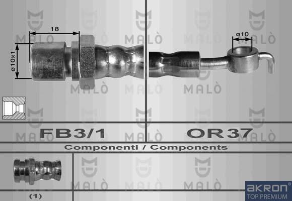 AKRON-MALÒ 80288 - Flexible de frein cwaw.fr