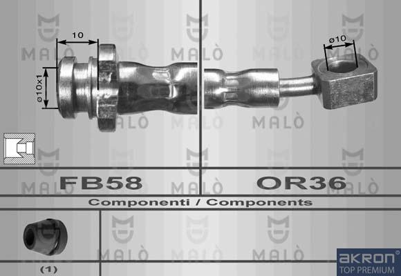 AKRON-MALÒ 80011 - Flexible de frein cwaw.fr