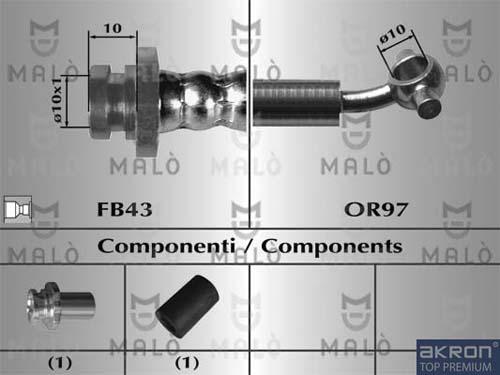 AKRON-MALÒ 80086 - Flexible de frein cwaw.fr