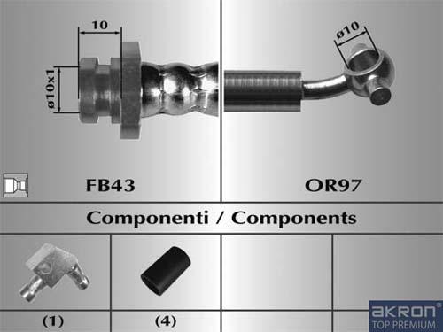 AKRON-MALÒ 80088 - Flexible de frein cwaw.fr