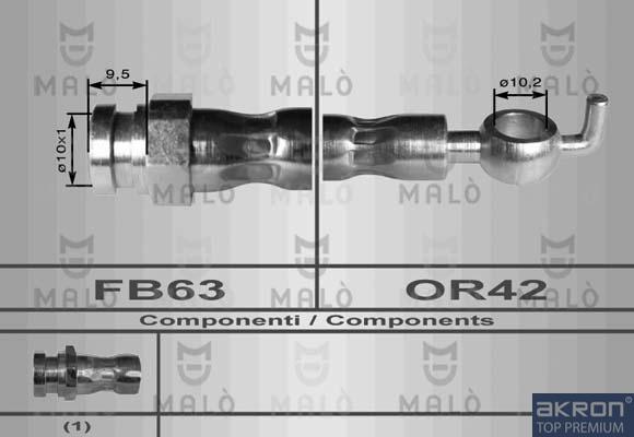 AKRON-MALÒ 80037 - Flexible de frein cwaw.fr