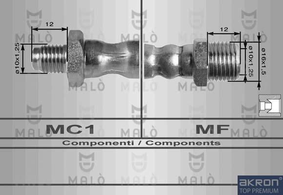 AKRON-MALÒ 8007 - Flexible de frein cwaw.fr