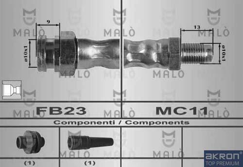 AKRON-MALÒ 80188 - Flexible de frein cwaw.fr