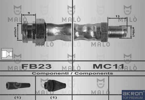 AKRON-MALÒ 80182 - Flexible de frein cwaw.fr