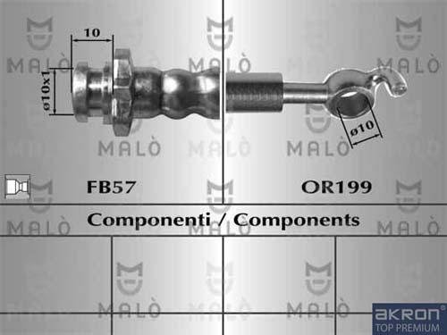 AKRON-MALÒ 80821 - Flexible de frein cwaw.fr