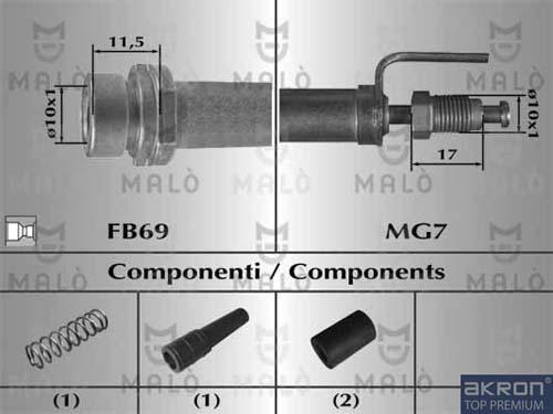 AKRON-MALÒ 80354 - Flexible de frein cwaw.fr