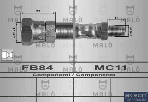 AKRON-MALÒ 80338 - Flexible de frein cwaw.fr