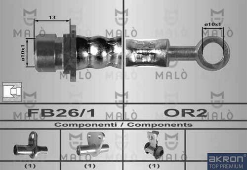 AKRON-MALÒ 80332 - Flexible de frein cwaw.fr