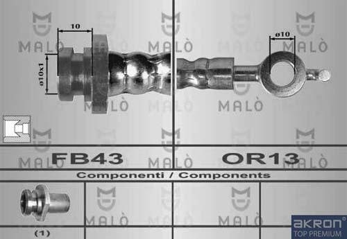 AKRON-MALÒ 80237 - Flexible de frein cwaw.fr