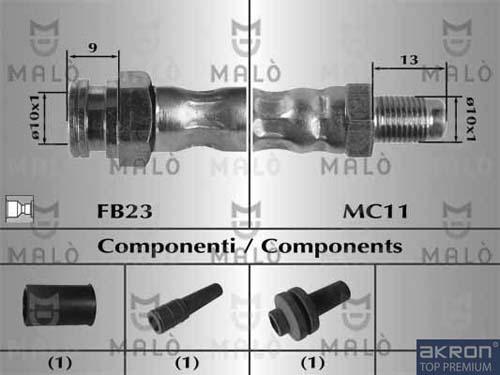 AKRON-MALÒ 80755 - Flexible de frein cwaw.fr