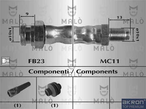 AKRON-MALÒ 80720 - Flexible de frein cwaw.fr