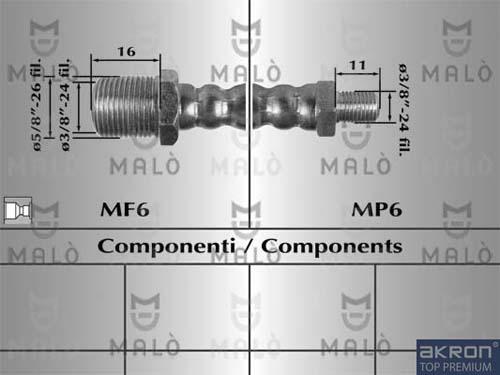 AKRON-MALÒ 8145 - Flexible de frein cwaw.fr