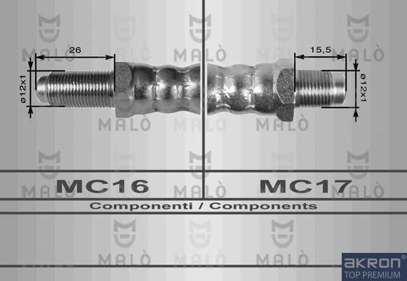 AKRON-MALÒ 8151 - Tuyau d'embrayage cwaw.fr