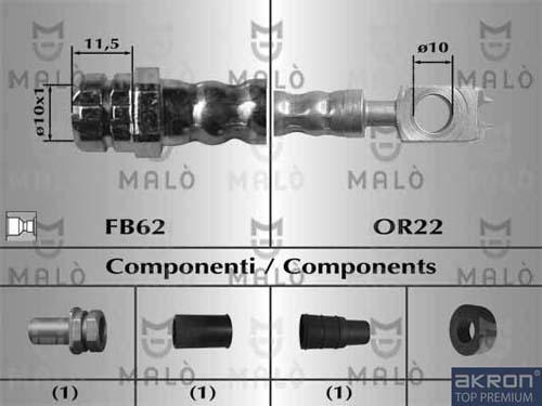 AKRON-MALÒ 81058 - Flexible de frein cwaw.fr