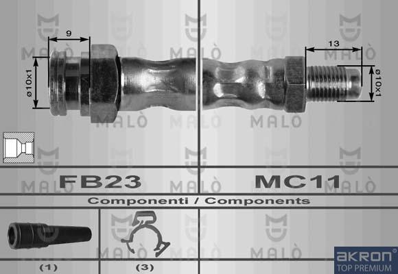 AKRON-MALÒ 8358 - Flexible de frein cwaw.fr