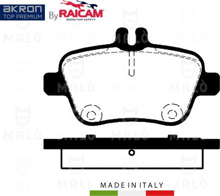 AKRON-MALÒ 28480946 - Kit de plaquettes de frein, frein à disque cwaw.fr