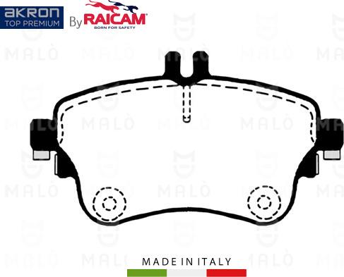 AKRON-MALÒ 28480948 - Kit de plaquettes de frein, frein à disque cwaw.fr