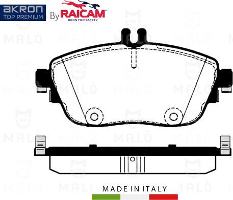 AKRON-MALÒ 28480947 - Kit de plaquettes de frein, frein à disque cwaw.fr