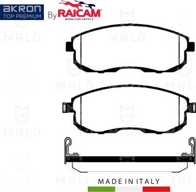 AKRON-MALÒ 28480906 - Kit de plaquettes de frein, frein à disque cwaw.fr