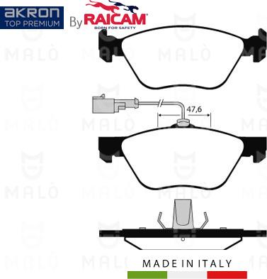 AKRON-MALÒ 28480403 - Kit de plaquettes de frein, frein à disque cwaw.fr