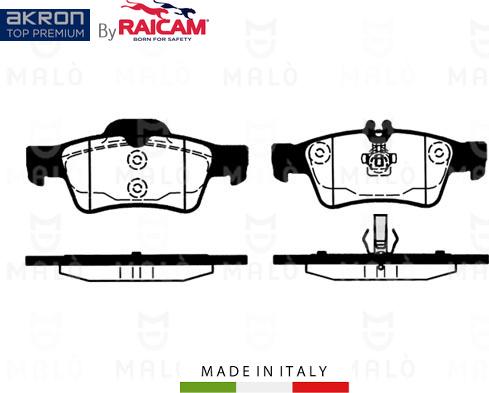 AKRON-MALÒ 28480094 - Kit de plaquettes de frein, frein à disque cwaw.fr