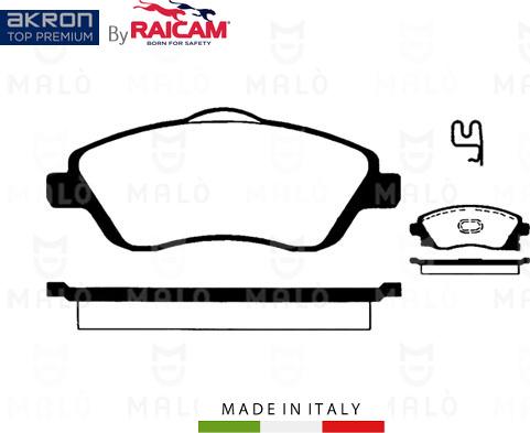 AKRON-MALÒ 28480042 - Kit de plaquettes de frein, frein à disque cwaw.fr