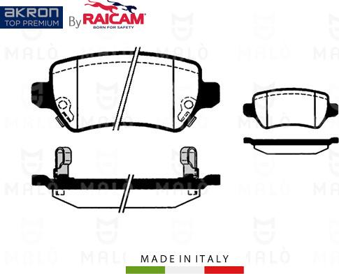 AKRON-MALÒ 28480050 - Kit de plaquettes de frein, frein à disque cwaw.fr