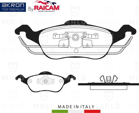 AKRON-MALÒ 28480005 - Kit de plaquettes de frein, frein à disque cwaw.fr