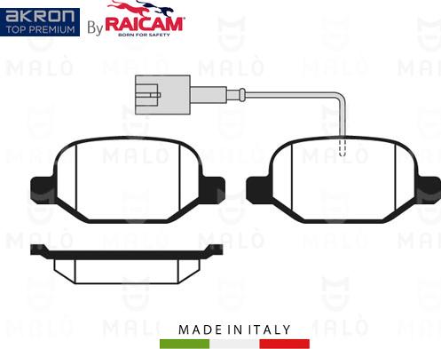 AKRON-MALÒ 28480002 - Kit de plaquettes de frein, frein à disque cwaw.fr