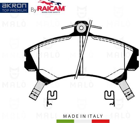 AKRON-MALÒ 28480035 - Kit de plaquettes de frein, frein à disque cwaw.fr