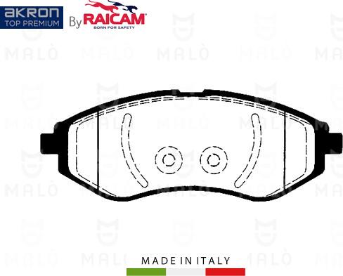 AKRON-MALÒ 28480193 - Kit de plaquettes de frein, frein à disque cwaw.fr