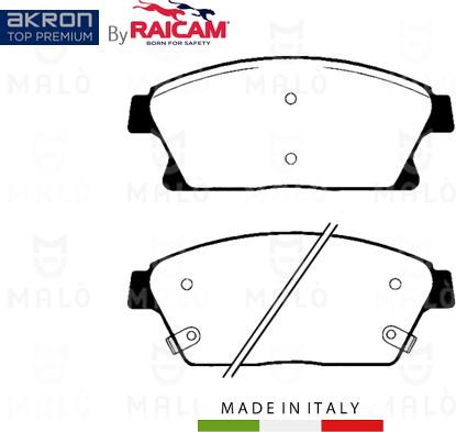 AKRON-MALÒ 28480197 - Kit de plaquettes de frein, frein à disque cwaw.fr