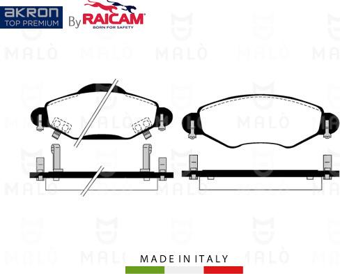 AKRON-MALÒ 28480169 - Kit de plaquettes de frein, frein à disque cwaw.fr