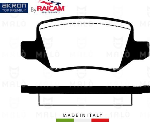 AKRON-MALÒ 28480181 - Kit de plaquettes de frein, frein à disque cwaw.fr