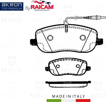 AKRON-MALÒ 28480137 - Kit de plaquettes de frein, frein à disque cwaw.fr